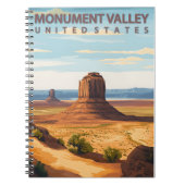 Monument Tal Arizona Notizblock (Vorderseite)