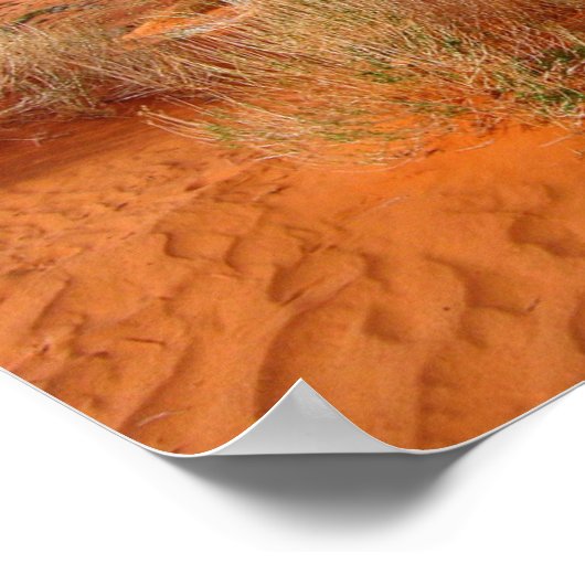 Monument Tal Arizona Poster (Ecke)