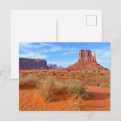 Monument Tal Arizona Postkarte (Vorne/Hinten)