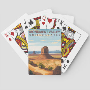 Monument Tal Arizona Spielkarten