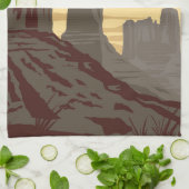 Monument Tal Arizona Utah Vintag Geschirrtuch (Gefaltet)