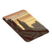 Monument Tal Arizona Utah Vintag Magnet (Rechte Seite)