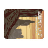 Monument Tal Arizona Utah Vintag Magnet (Horizontal)