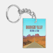 Monument Tal Arizona Utah Vintag Schlüsselanhänger (Vorderseite links)
