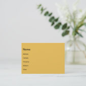 Monument Tal, Colorado Visitenkarte (Stehend Vorderseite)