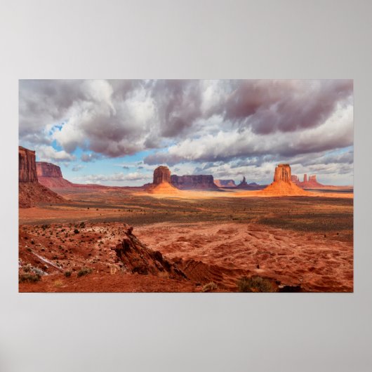 Monument Tal Landschaft, AZ Poster (Vorne)