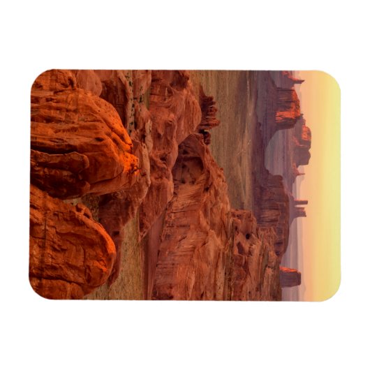 Monument Tal landschaftlich, Arizona Magnet (Horizontal)