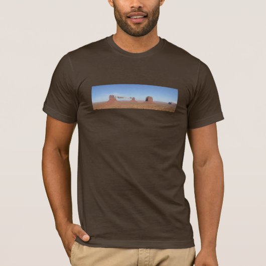 Monument-Tal-Panorama-T-Shirt T-Shirt (Vorderseite)