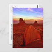 Monument Tal utah Postkarte (Vorne/Hinten)