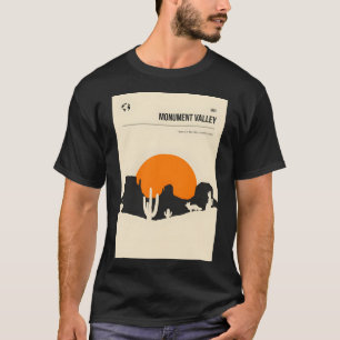 Monument Tal Vintag Mindestbuchreise T-Shirt