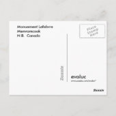 Monument(Theater)-Memramco Postkarte (Rückseite)