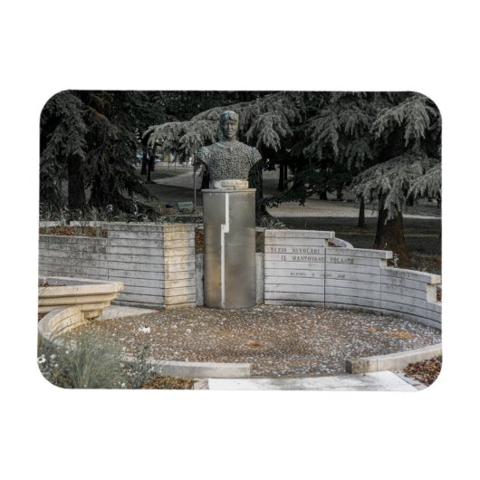 Monument to Tazio Nuvolari Foto Magnet (Horizontal)