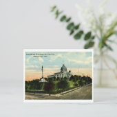 Monument und Hauptstadt, Montgomery AL Vintag Postkarte (Stehend Vorderseite)