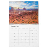 Monument Valley 12 Monate Kalender (Jan 2027)