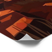 Monument Valley, Arizona Utah Poster (Ecke)