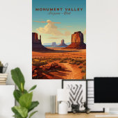 Monument Valley, Arizona Utah Poster (Heimbüro)