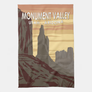 Monument Valley Arizona Utah Vintage Geschirrtuch