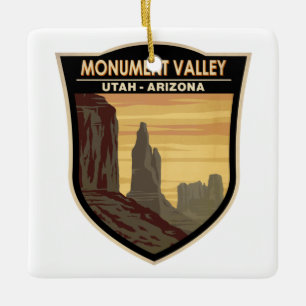 Monument Valley Arizona Utah Vintage Keramikornament