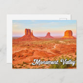 Monument Valley, Arizona, Vereinigte Staaten Postkarte (Vorne/Hinten)