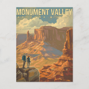 Monument Valley, Arizona Vintage Postkarte