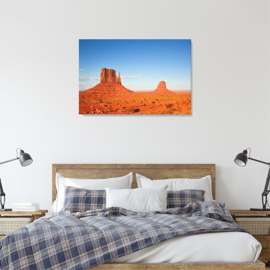Monument Valley Canvas Print Leinwanddruck (Insitu (Schlafzimmer))