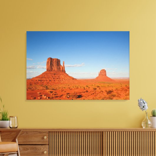 Monument Valley Canvas Print Leinwanddruck (Insitu (Wohnzimmer))
