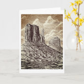 Monument Valley Card Karte (Gelbe Blume)