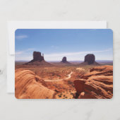 Monument Valley Flat Holiday Card Feiertagskarte (Vorderseite)