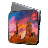Monument Valley Foto Laptopschutzhülle (Vorderseite Links)