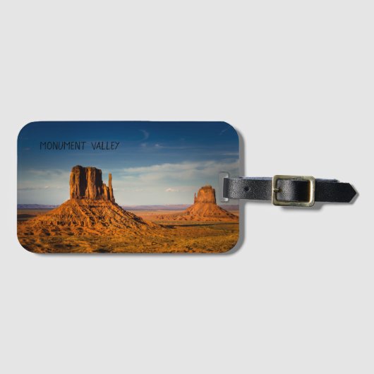 "Monument Valley" Gepäckmarke Gepäckanhänger (Vorderseite (Horizontal))
