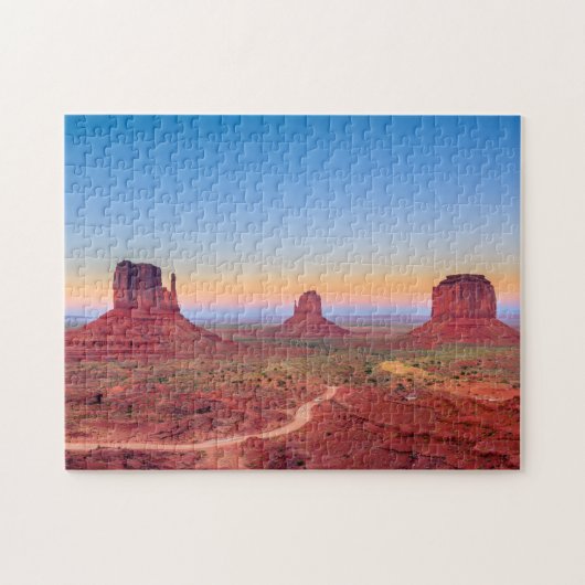 Monument Valley Grand Canyon Utah USA Sunset Puzzle (Horizontal)