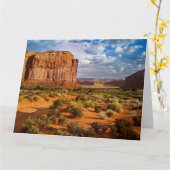 MONUMENT VALLEY Jumbo Grußkarte Karte (Gelbe Blume)