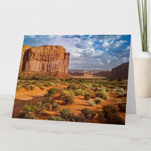 MONUMENT VALLEY Jumbo Grußkarte Karte (Vorderseite)