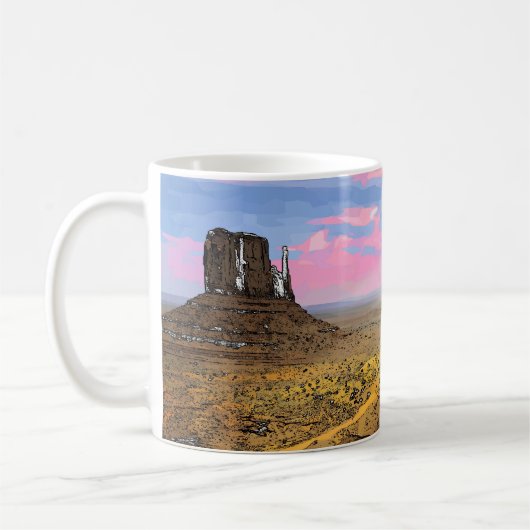 Monument Valley Kaffeetasse (Links)