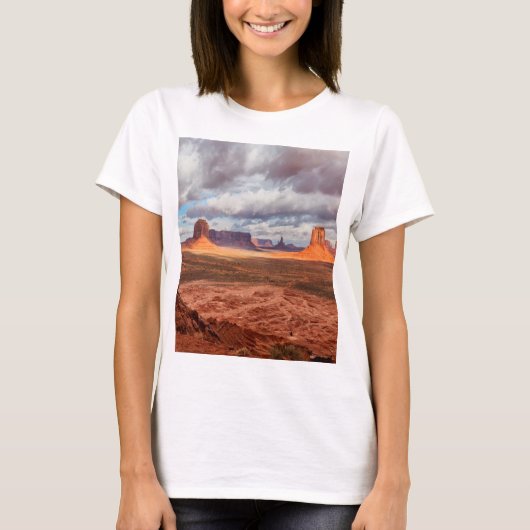 Monument Valley Landschaft, AZ T-Shirt (Vorderseite)