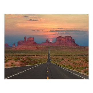 Monument Valley Landschaftlich Highway, Arizona US Fotodruck