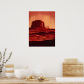 Monument Valley Landschaftsdruckpapier Poster (Küche)