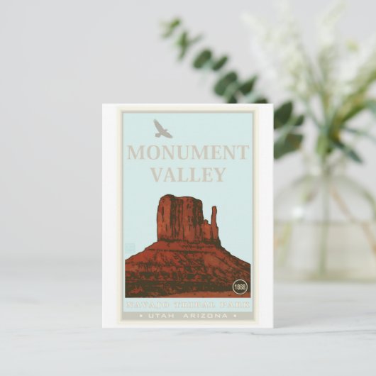 Monument Valley Navajo Tribal Park Postkarte (Stehend Vorderseite)