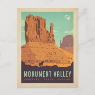Monument Valley Navajo Tribal Park Postkarte