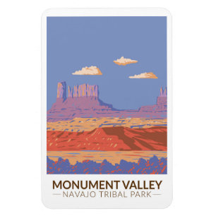 Monument Valley Navajo Tribal Park Reise Vintage Magnet