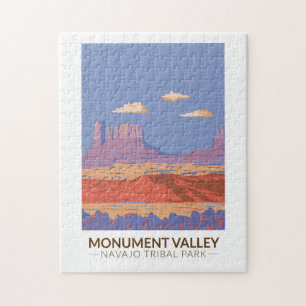 Monument Valley Navajo Tribal Park Reise Vintage Puzzle
