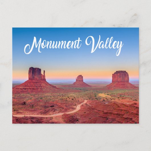Monument Valley Navajo Tribal Park Utah USA Postkarte (Vorderseite)