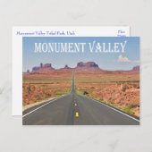 Monument Valley Navajo Tribal Park Utah USA Postkarte (Vorne/Hinten)