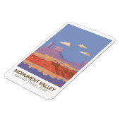 Monument Valley Navajo Tribal Park Vintag Magnet (Linke Seite)