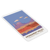 Monument Valley Navajo Tribal Park Vintag Magnet (Rechte Seite)