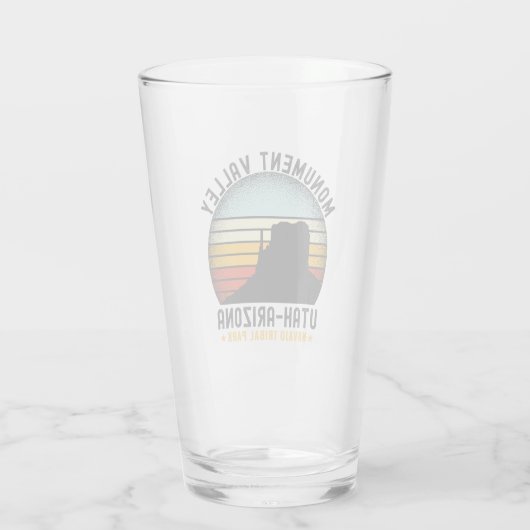 Monument Valley Old Scenic Utah Glas (Rückseite)