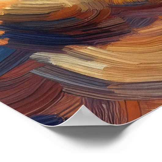 Monument Valley Ölgemälde Poster (Ecke)