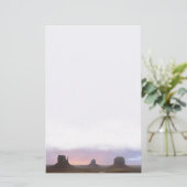 Monument Valley Panorama Briefpapier (Stehend Vorderseite)