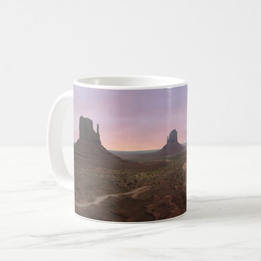 Monument Valley Panorama Kaffeetasse (Vorderseite Links)