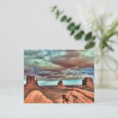 Monument Valley Postkarte (Stehend Vorderseite)